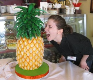 Giant Pineapple Cake